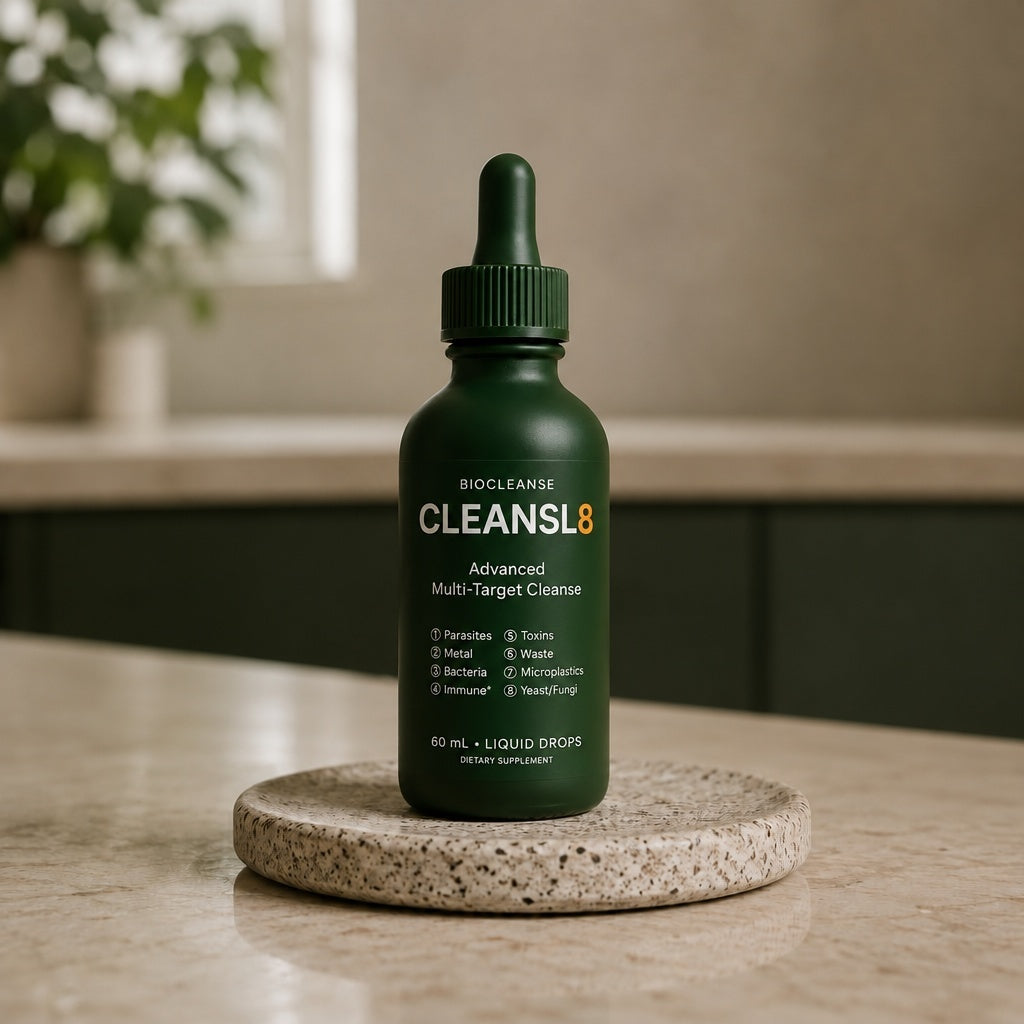 CLEANSL8 Advanced Multi-Target Cleanse bottle