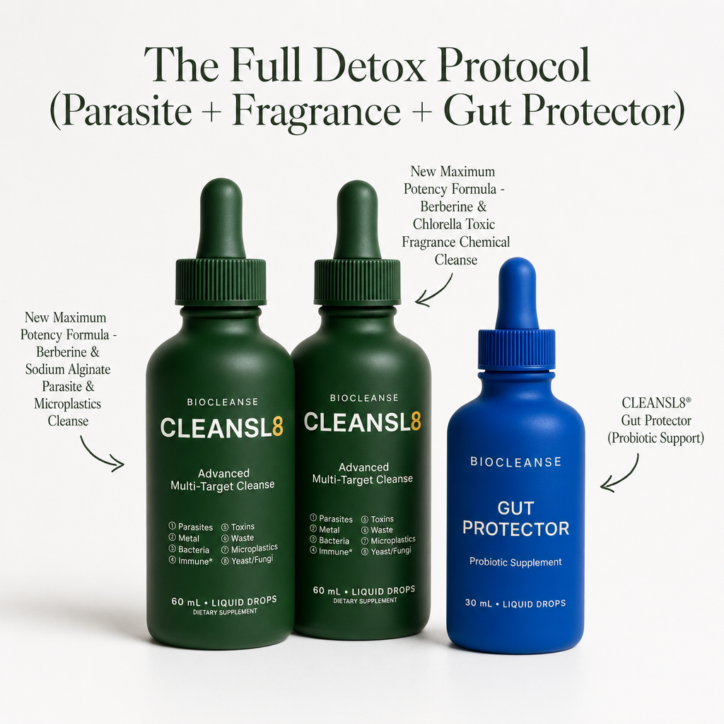 The Full Detox Protocol (Parasite + Fragrance + Gut Protector)