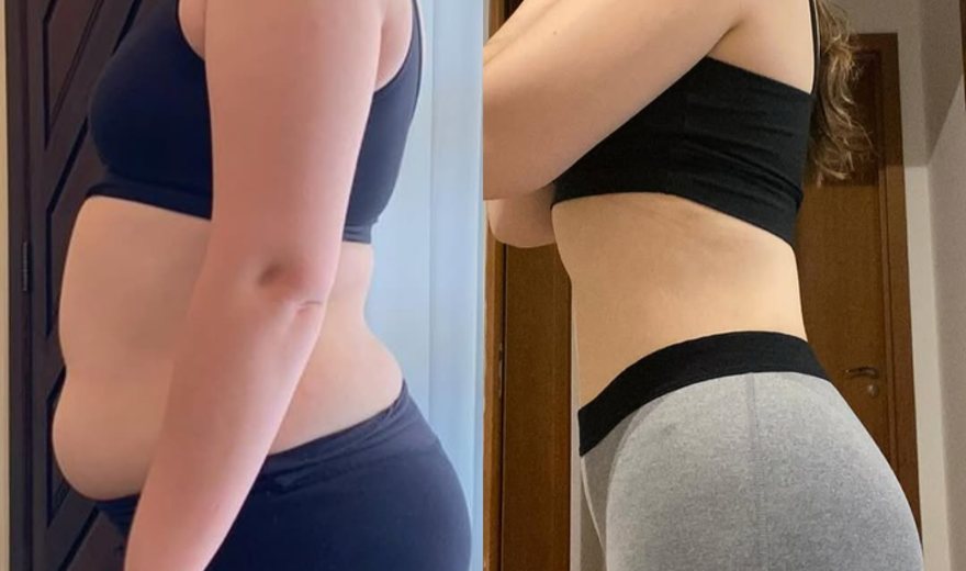 Michelle H. before and after the cleanse