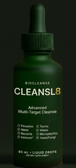 CLEANSL8 Advanced Multi-Target Cleanse, 60 mL liquid drops